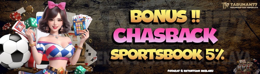 TARUHAN77 - BONUS SPORTSBOOK CASHBACK 5%!