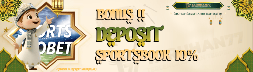 BONUS DEPOSIT SPORTSBOOK 10%